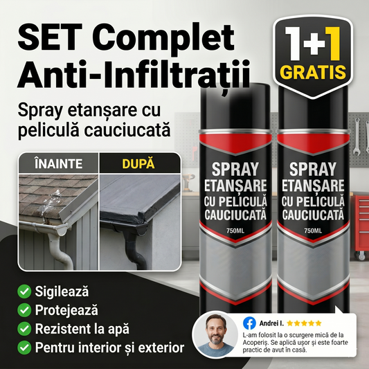 SET Complet Anti-Infiltrații 750ML — 1+1 GRATIS